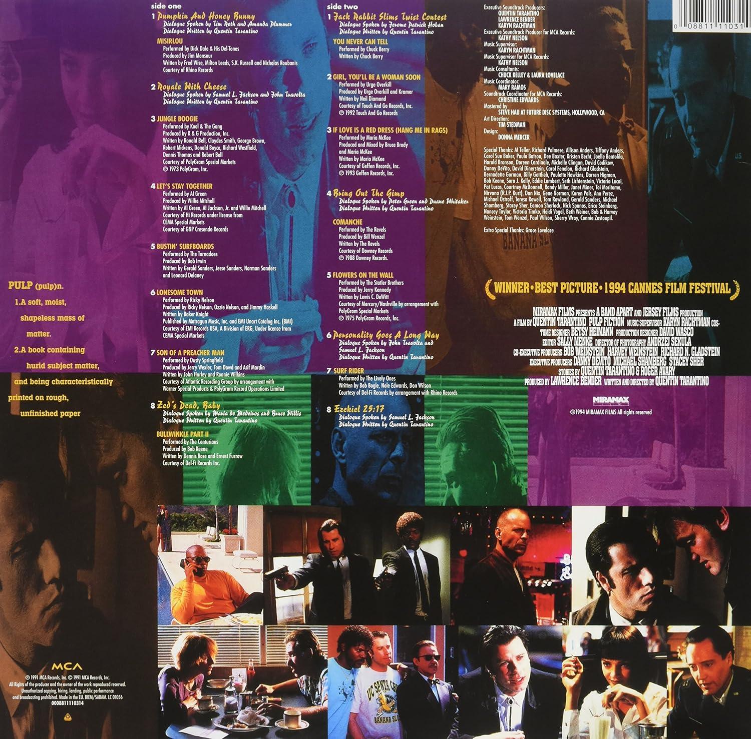 Pulp Fiction (Music From The Motion Picture) (LP) VARIOUS ARTISTS