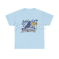 Vintage Jazz Cat "Midnight Session" T-Shirt - Retro Saxophone Cat Graphic Tee, Blue Note Style Jazz Apparel, Mid-Century Modern Music Shirt, Lofi Aesthetic Sax Cat Top, Premium Heavyweight Musician Gift