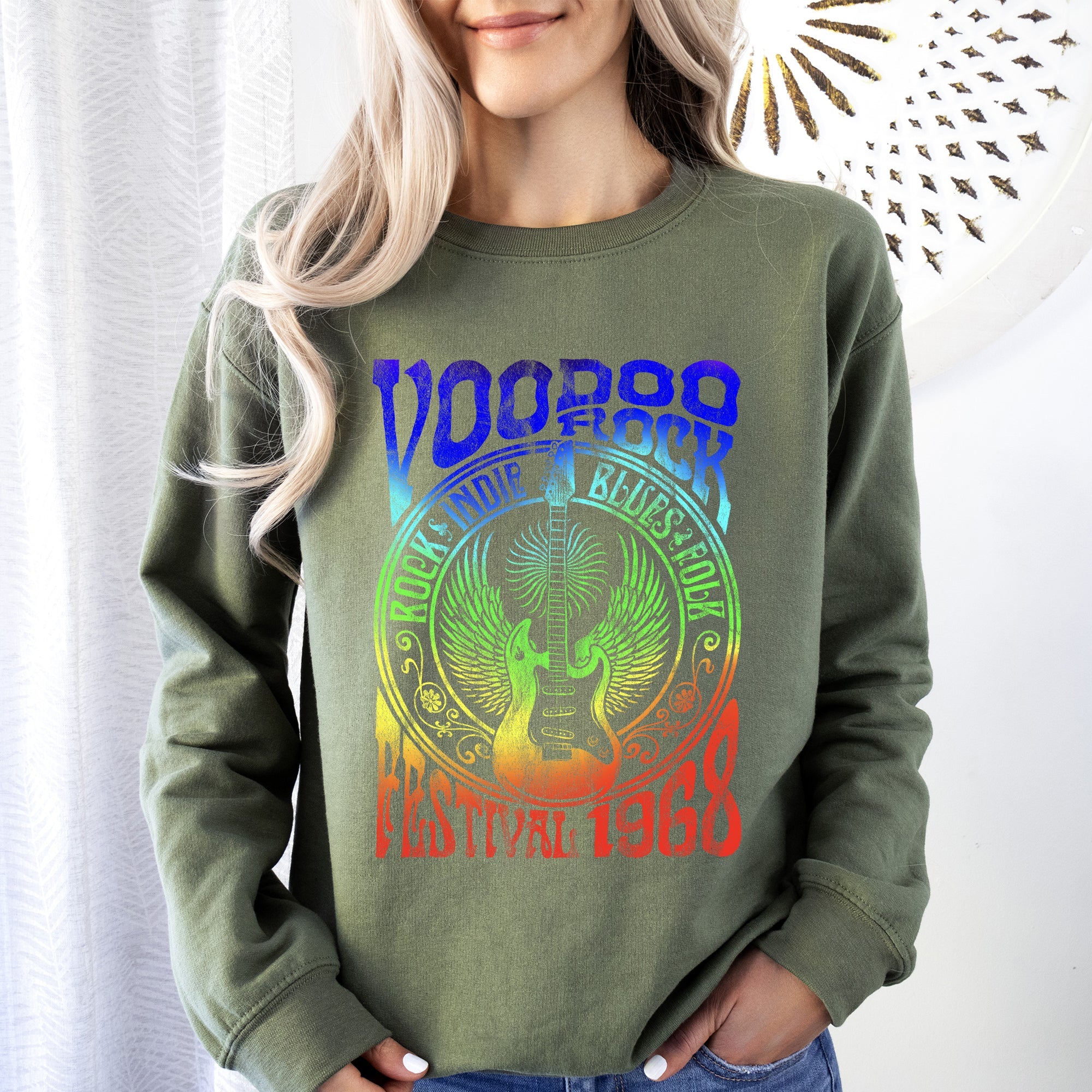 Voodoo Rock Festival, Concert Poster Sweatshirt