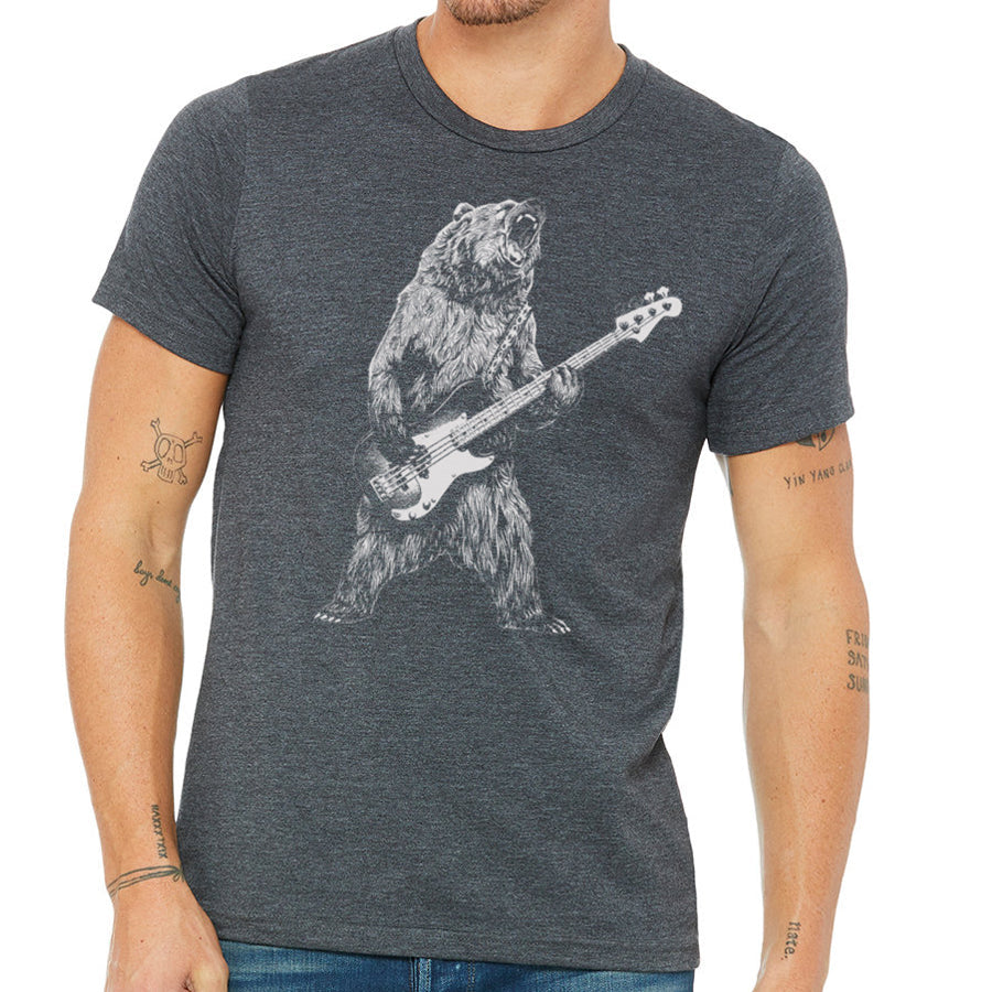 Bear Playing Bass Guitar