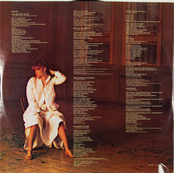 CARLY SIMON Boys In The Trees | Near Mint (NM) Near Mint (NM)
