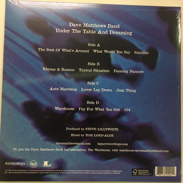Dave Matthews Band - Under The Table And Dreaming (2xVINYL) | Mint (M) Mint (M)