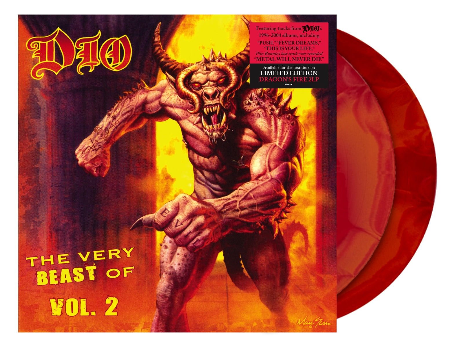 DIO The Very Best Of Dio, Vol. 2 ("Dragon's Fire" Colored Vinyl) (2 Lp's) |