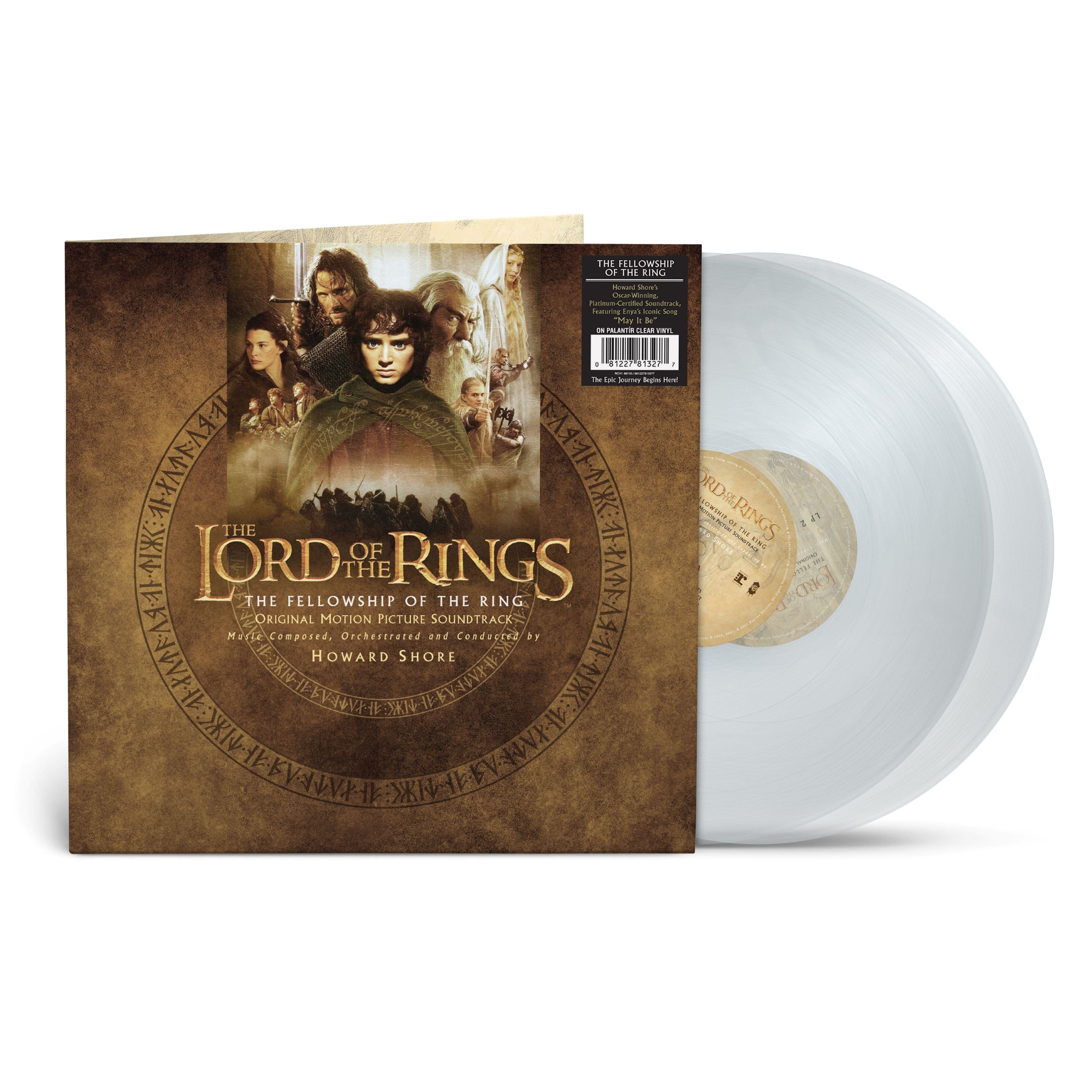 Howard Shore - Fellowship of the Ring (IEX: 2x PALANTIR CLEAR VINYL) | Mint (M) Mint (M)