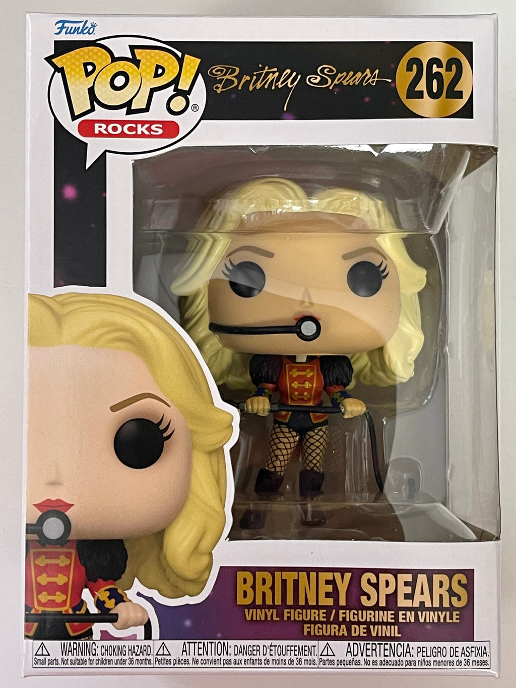 Funko Pop! Rocks Britney Spears With Whip #262 Circus Music Video 2022