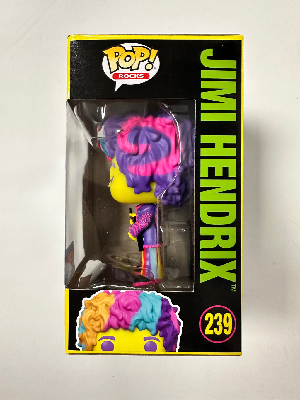 Funko Pop! Rocks Black Light Jimi Hendrix #239 NYCC 2021 Fall Con Exclusive