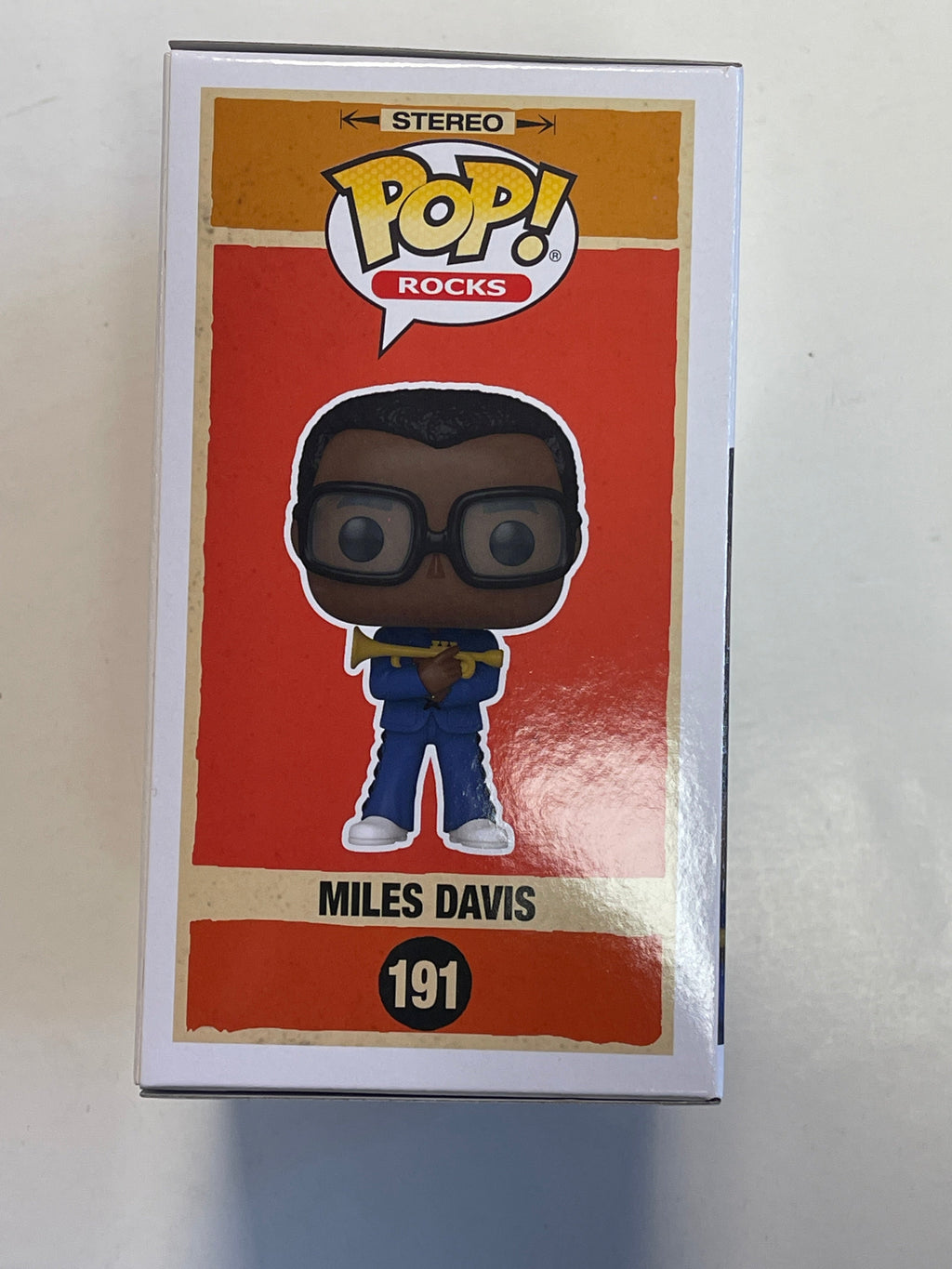 Funko Pop! Rocks Miles Davis With Trumpet #191 Cool Jazz Trumpeter 2022