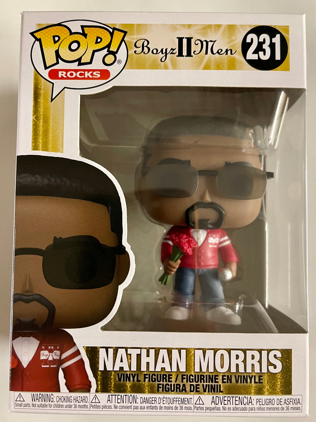 Funko Pop Rocks Nathan Morris #231 Boys II Men 90s Boy R&B Soul Band Bended Knee