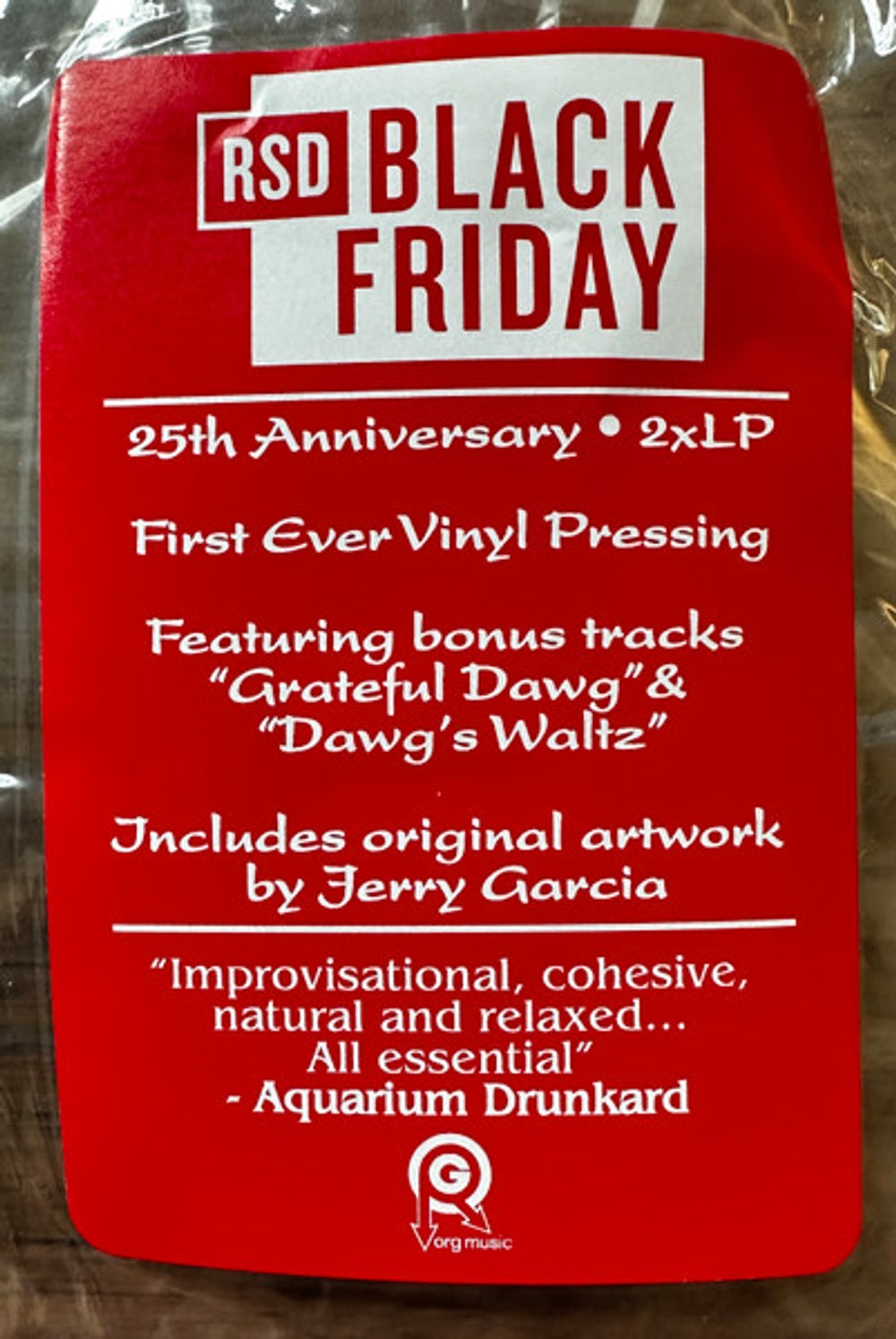 Jerry Garcia & David Grisman – So What (2-LP Vinyl)