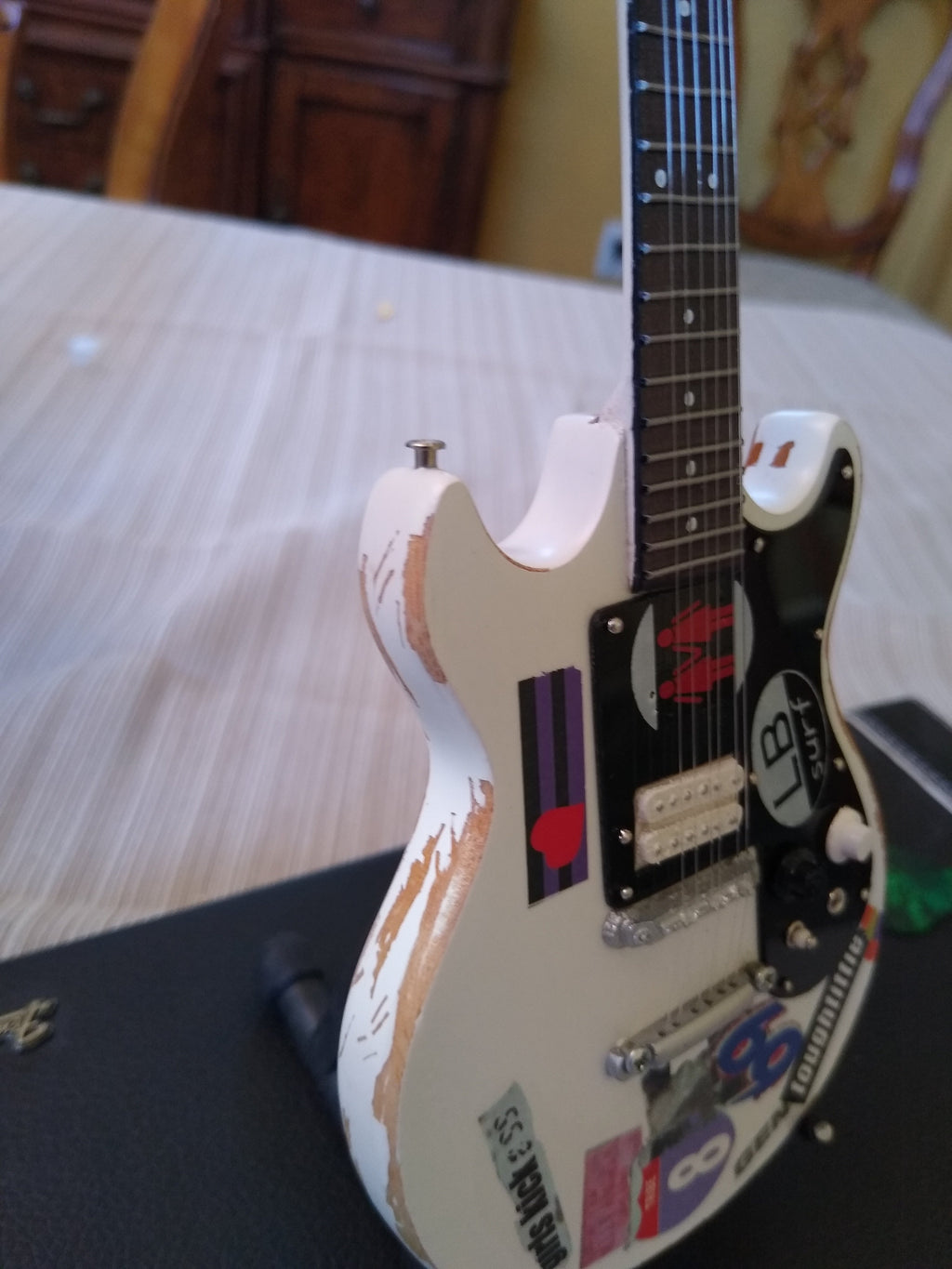 JOAN JETT -"Girls Kick Ass" 1:4 Scale Replica Guitar ~Axe Heaven~