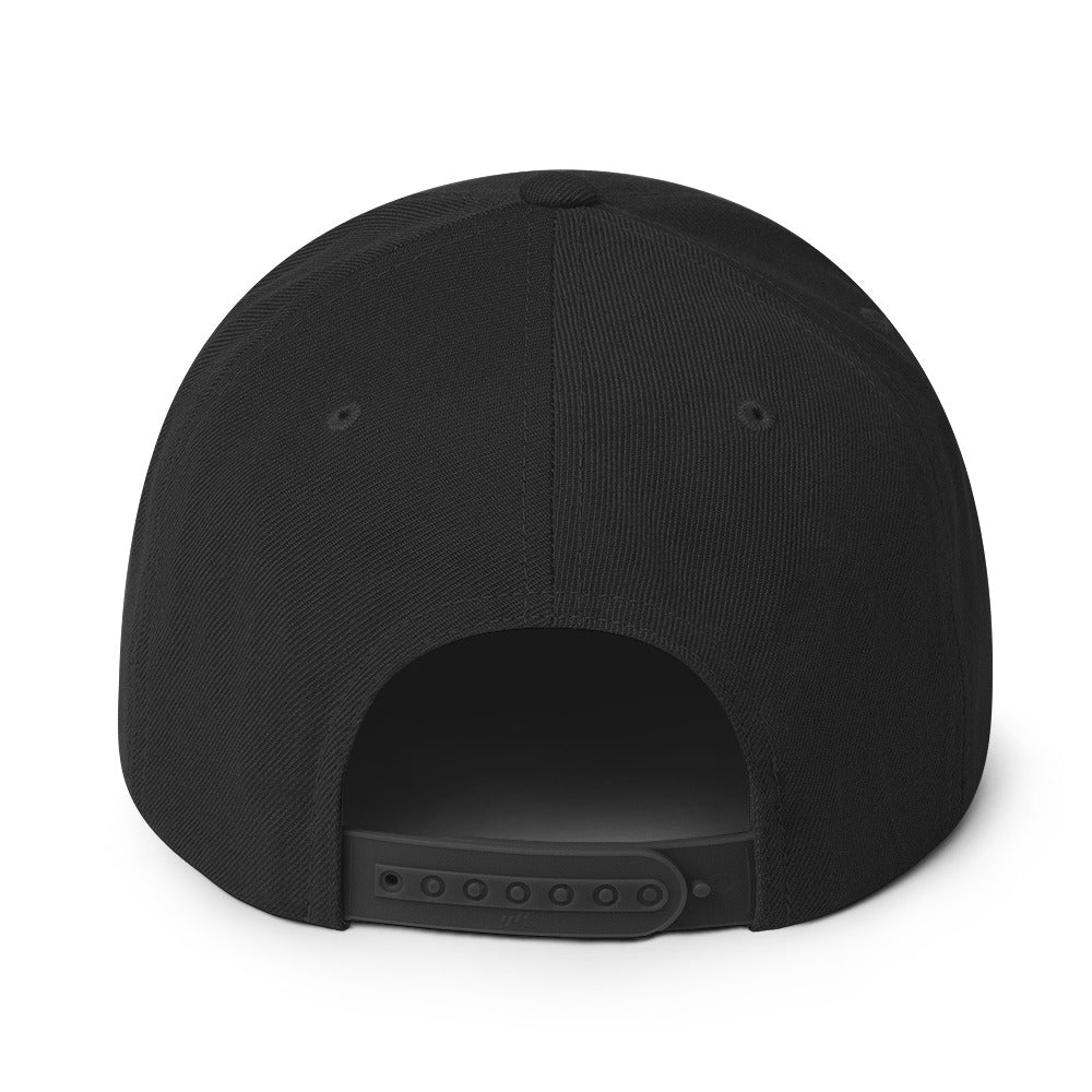 MERCHMOMENT HIM Classic Logo Black Embroidered Snap Back Hat [Hat]