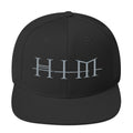 MERCHMOMENT HIM Classic Logo Black Embroidered Snap Back Hat [Hat]