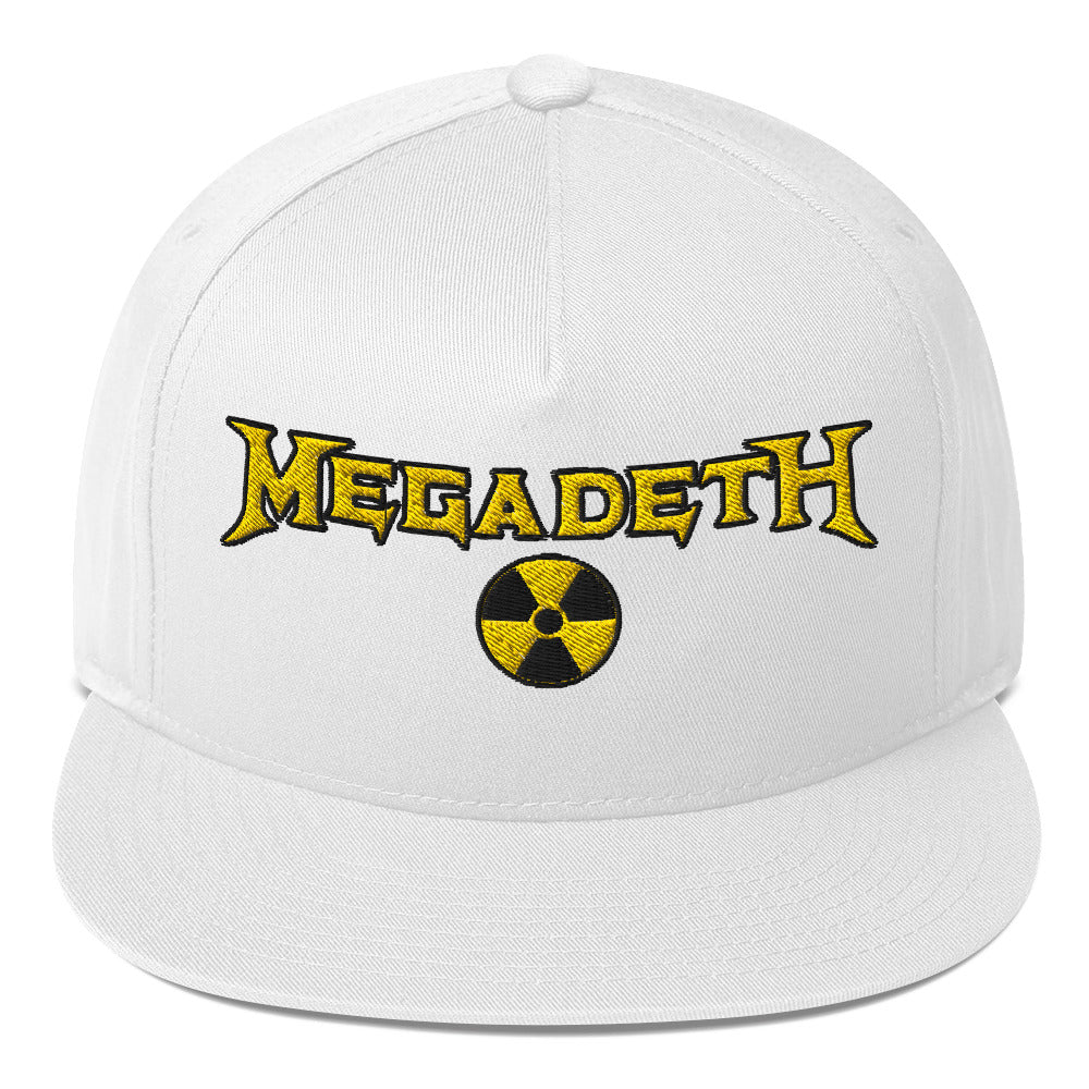 MERCHMOMENT MegaDeth Nuclear Logo Embroidered Snapback Hat [Hat]