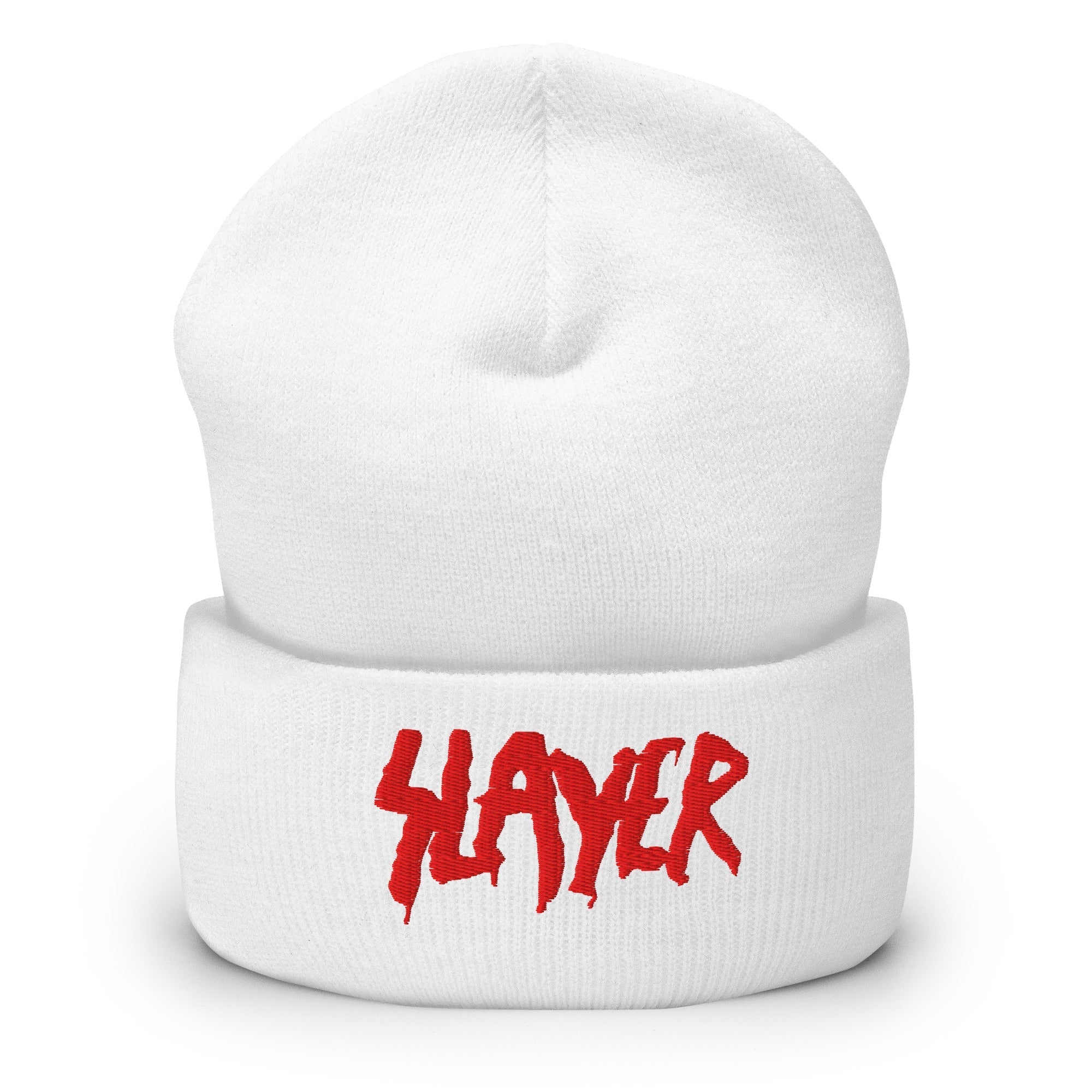 MERCHMOMENT Slayer Embroidered Beanie [Hat]