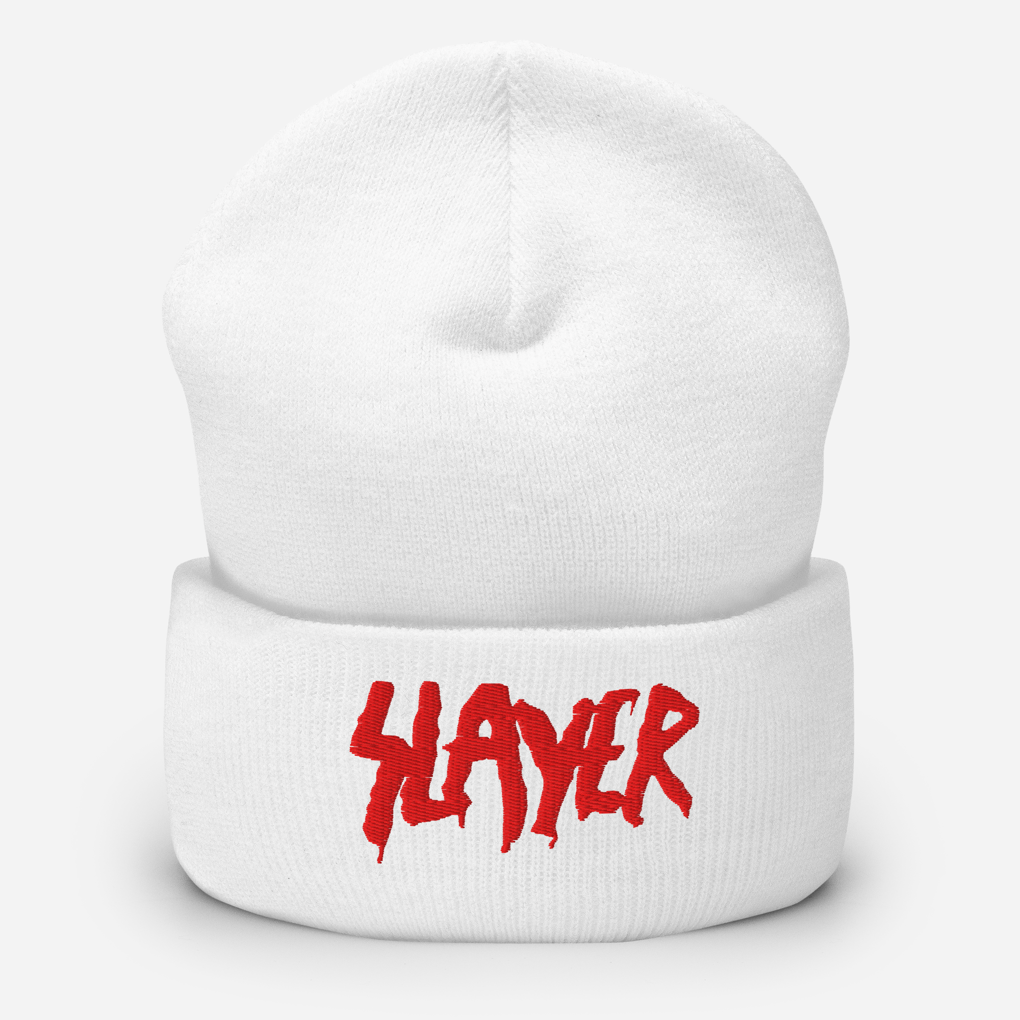 MERCHMOMENT Slayer Embroidered Beanie [Hat]