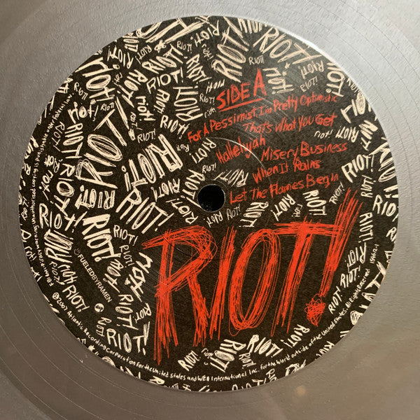 Paramore - Riot! (SILVER VINYL) | Mint (M) Mint (M)