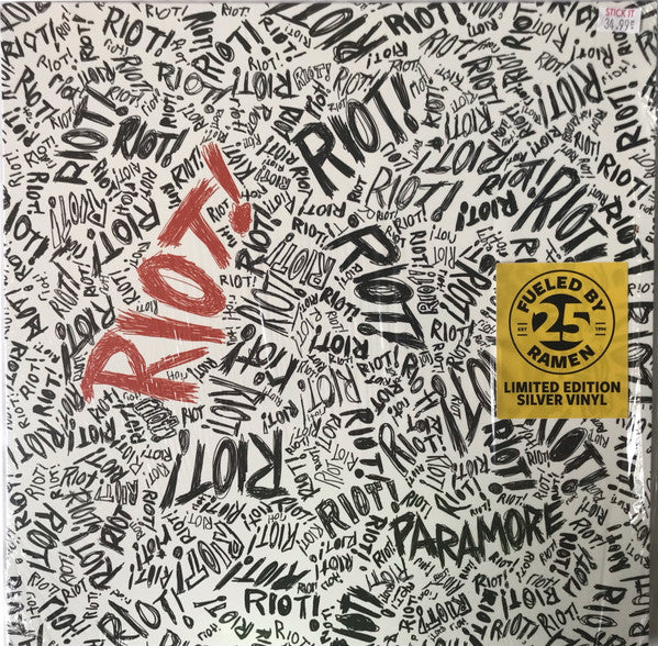 Paramore - Riot! (SILVER VINYL) | Mint (M) Mint (M)