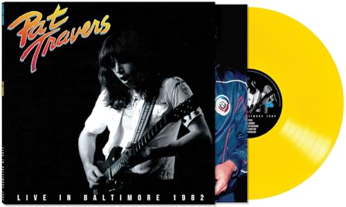 PAT TRAVERS Live In Baltimore 1982 (Yellow VINYL) | Mint (M) Mint (M)