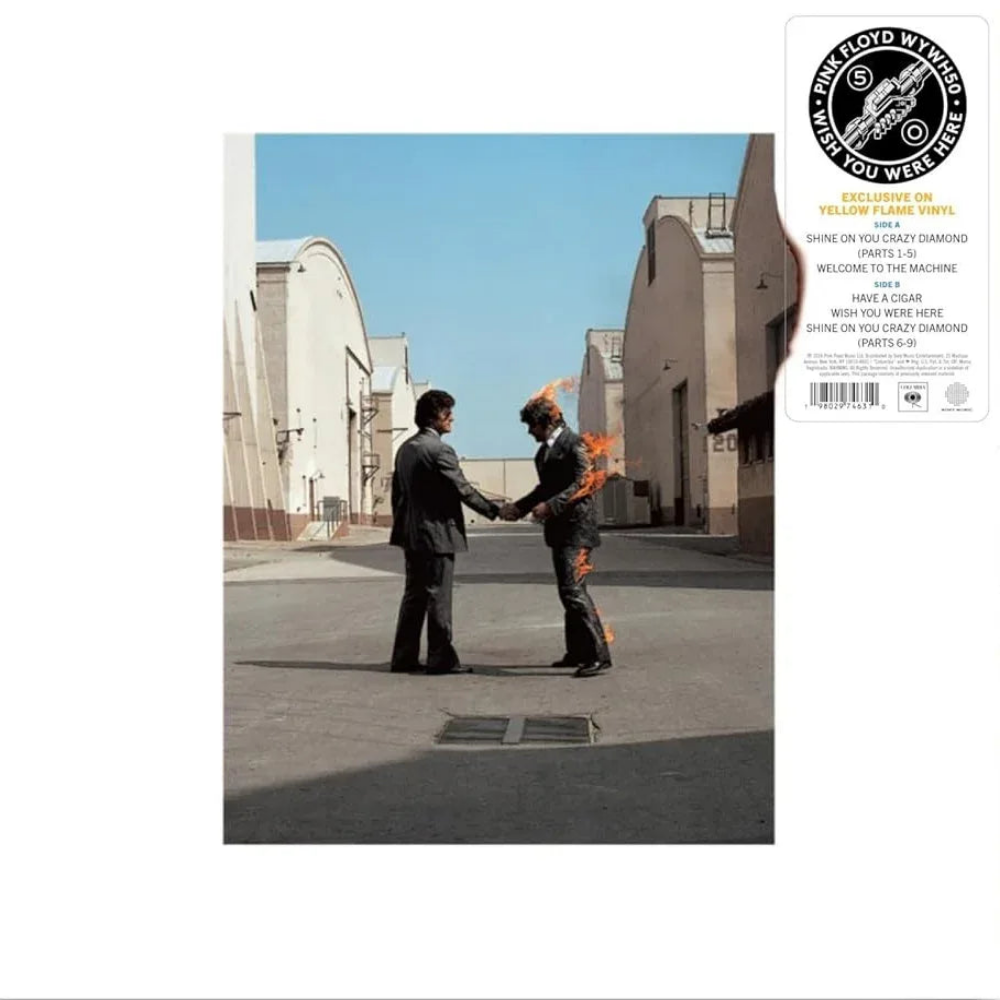 Pink Floyd - Wish You Were Here (Limited Edition Import, Yellow Flame Vinyl) (LP)