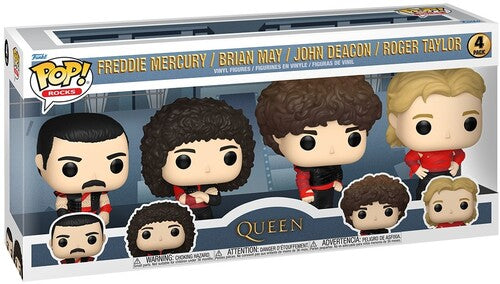 Queen - FUNKO POP! Rocks: Queen - 4-Pack (Large Item, Vinyl Figure, 4 Pack) |