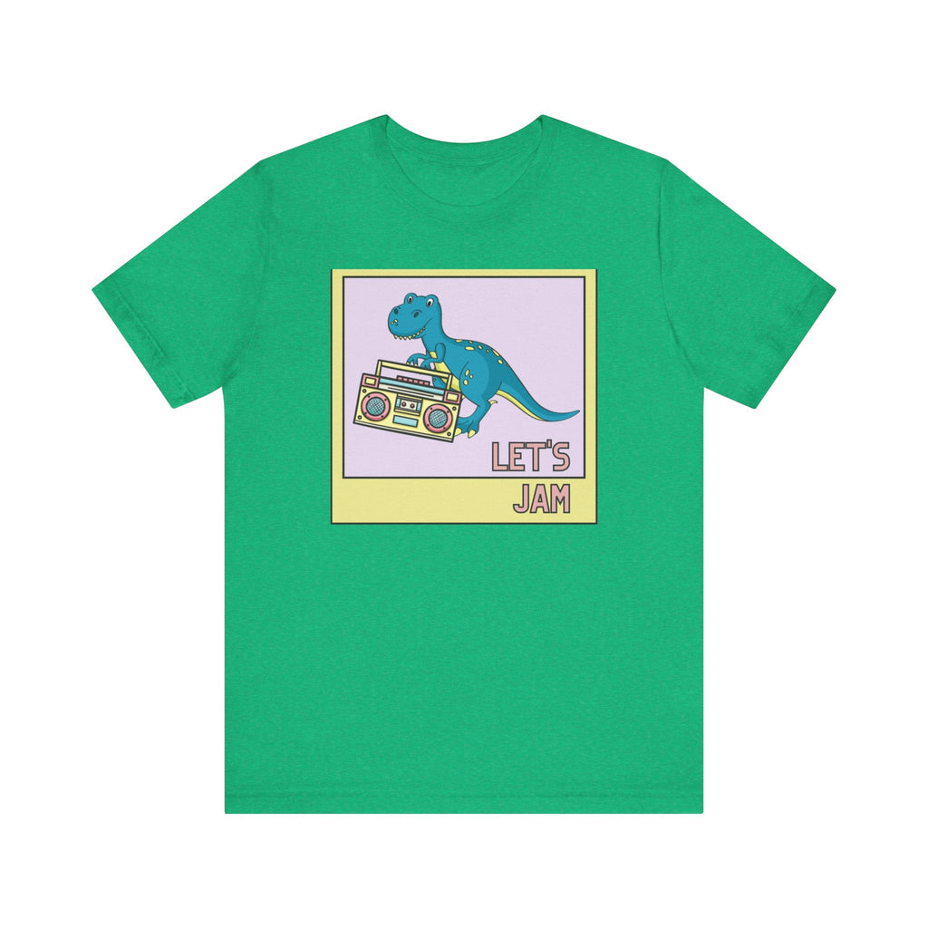 Retro Dinosaur Music T-Shirt