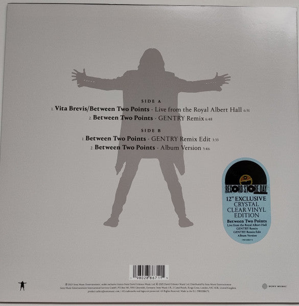 DAVID GILMORE - Between Two Points (2025 RSD COLOR VINYL) | Mint (M) Mint (M)