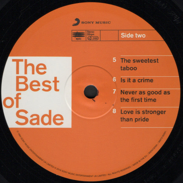 Sade - The Best Of Sade | Mint (M) Mint (M)