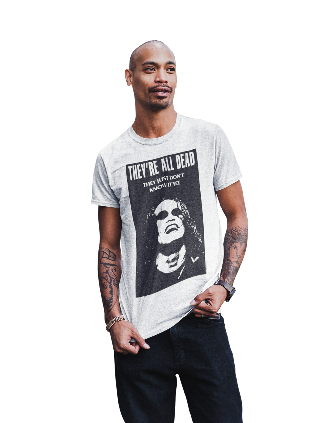 MERCHMOMENT The Crow - Dead Movie Poster Jumbo Print T-Shirt [Apparel]