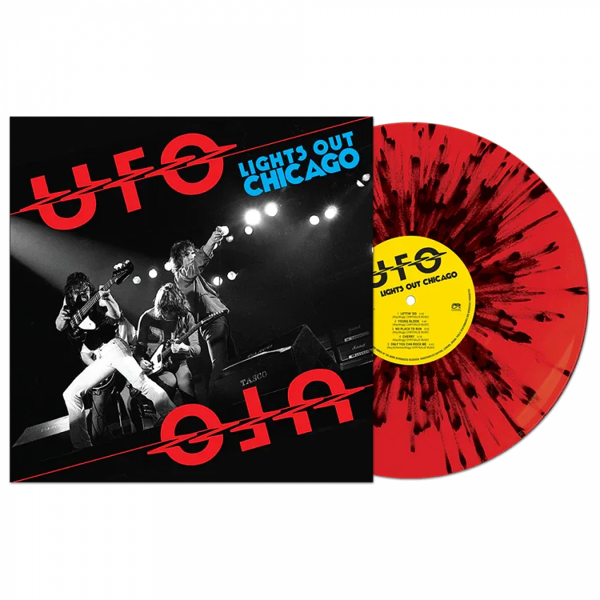 Ufo - Lights Out IN Chicago (Limited Edition,Color Vinyl, Red & Black Splatter) (LP)